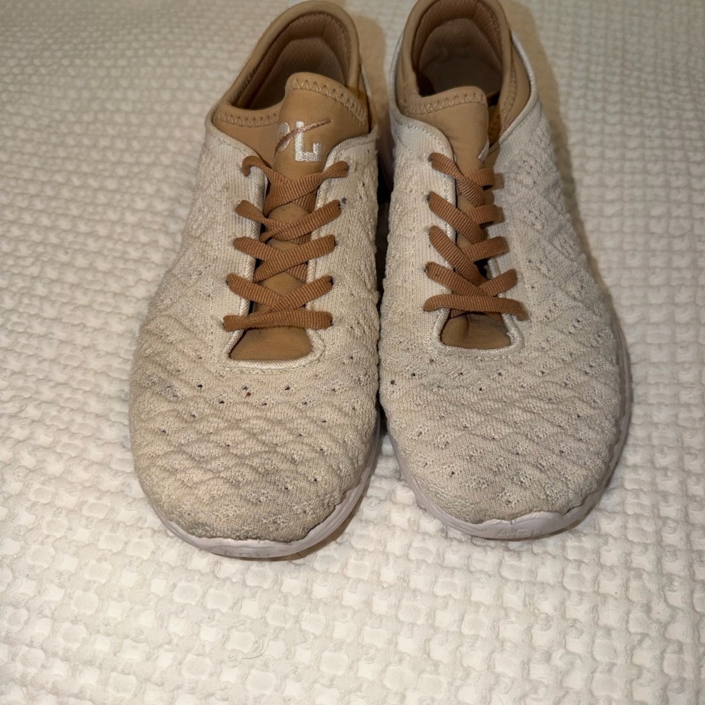 APL Women's Athletic Shoes in Cream and Tan